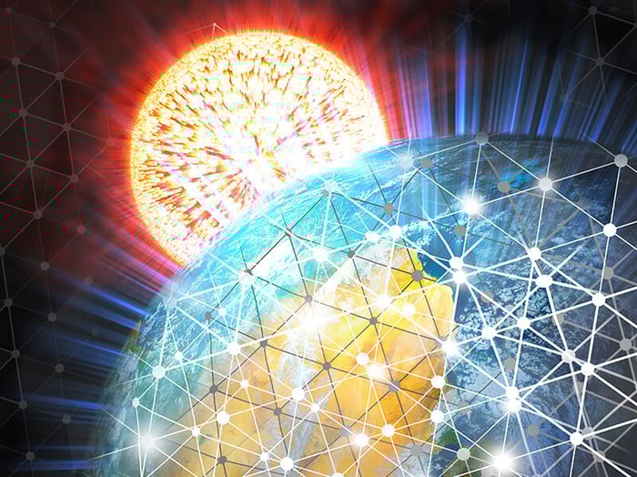 12 Points of Highly Focused Light