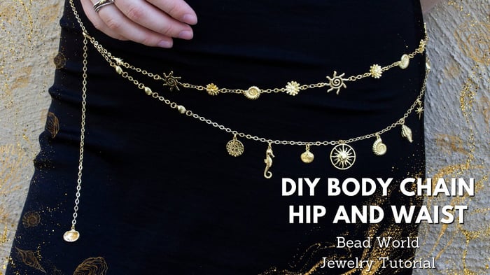 DIY Body Chain Tutorial – Adjustable Waist or Hip Chain