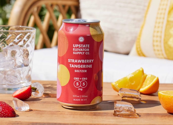 Strawberry Tangerine CBG and CBD Infused Mimosa Recipe