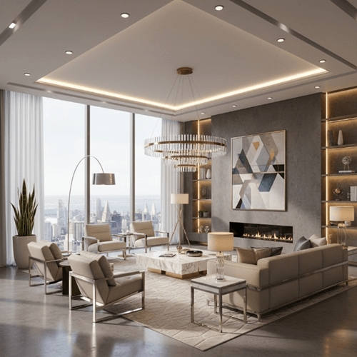 Interior Design : เพิ่มมิติให้บ้านหลังเล็กด้วยการออกแบบแสงและสี