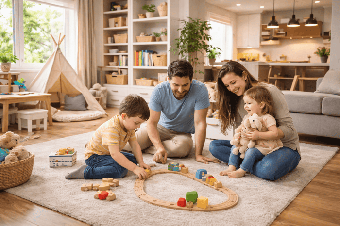 ออกแบบตกแต่งบ้านสำหรับครอบครัวที่มีเด็กเล็ก ควรคำนึงอะไรบ้าง