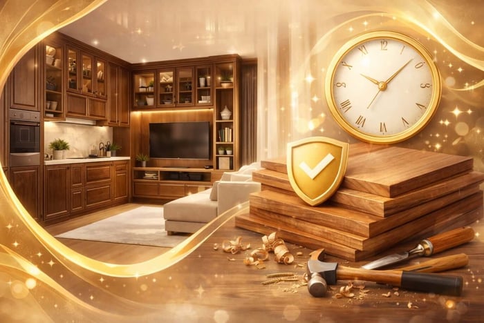 เฟอร์นิเจอร์บิวท์อินอยู่ได้นานแค่ไหน ต้องดูแลยังไงบ้าง?