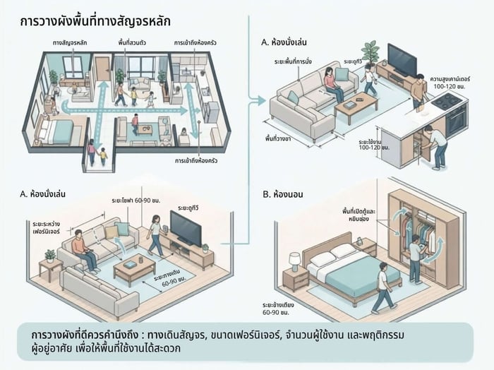 ตกแต่งภายในบ้าน เริ่มต้นอย่างไร?  ขั้นตอนตั้งแต่ออกแบบจนส่งมอบงาน