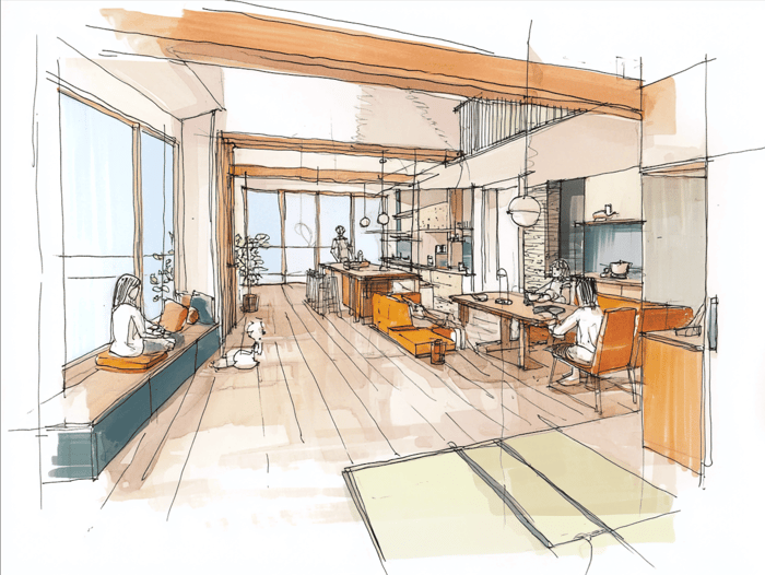 Children's Home Design Sketch