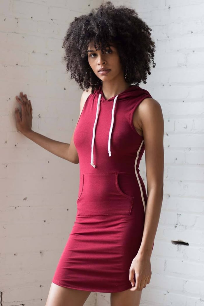 Burgundy-Sport-Hoodie-Dress-1