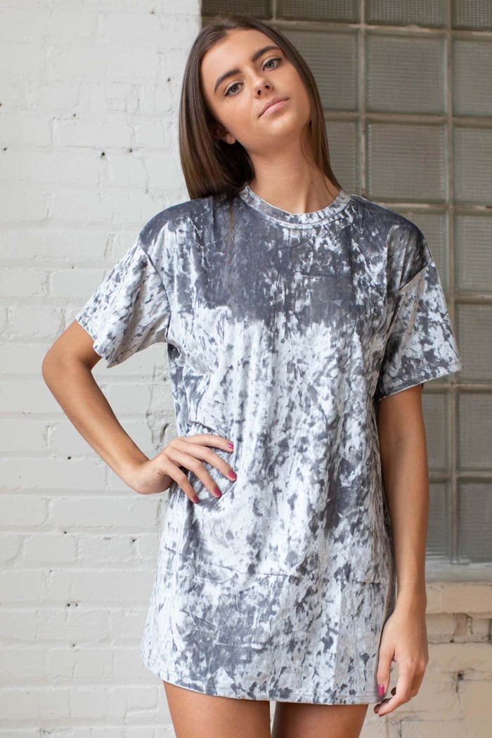 Icy-Blue-Crushed-Velvet-Tee-Dress-4
