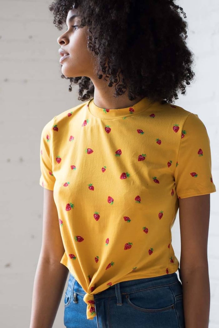 Strawberry-Knot-Tee-Yellow-2