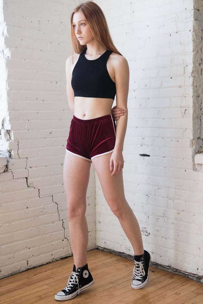 Velvet-Dolphin-Shorts-Wine-3