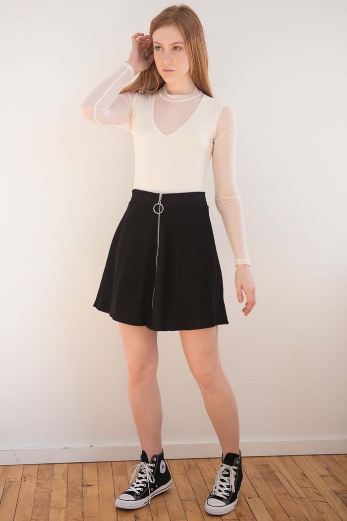 Zip-Front-Skater-Skirt-1