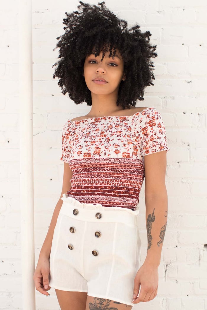 border-print-smock-top-rust-2