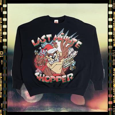 Taz Last Minute Shopper Crew Neck