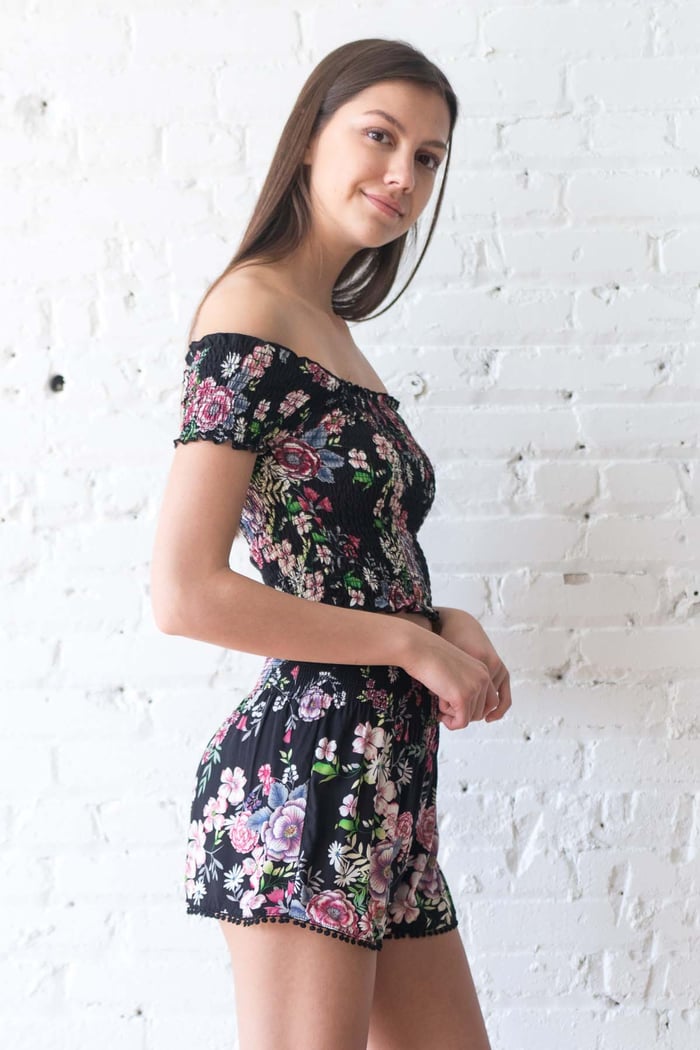 smocked-floral-shorts-black-3