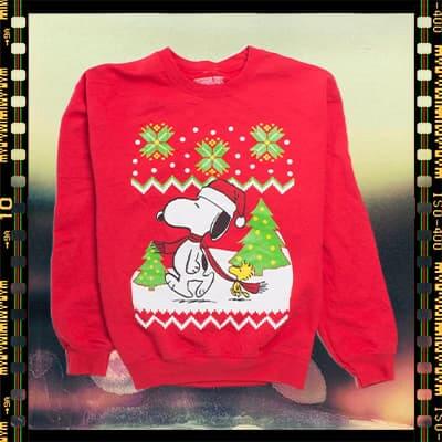 Snoopy and Woodstock Crew Neck