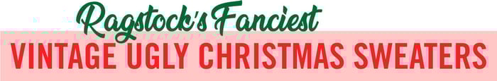vintage ugly christmas sweater our fanciest