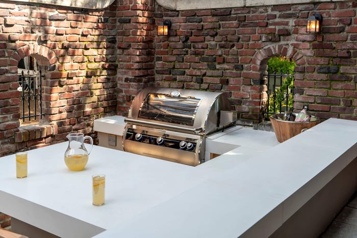Can you use any grill for outdoor kitchen?