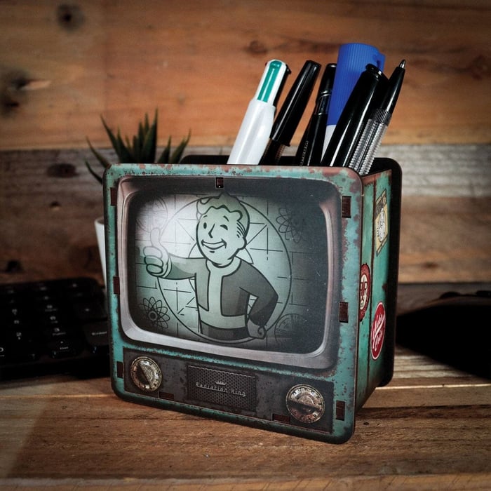 Fallout desk tidy available from Just Geek