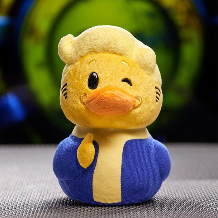 Fallout Valut Boy plushie available from Just Geek