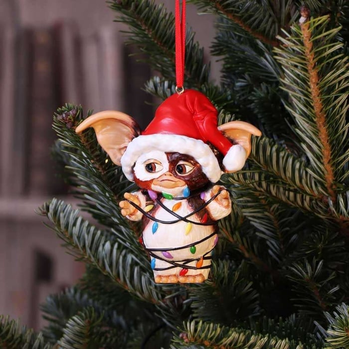 Gremlins Gizmo in Fairy Lights Hanging Ornament available from Just Geek