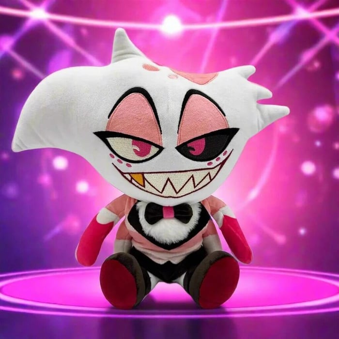 Hazbin Hotel Angel Dust Plush available from Just Geek