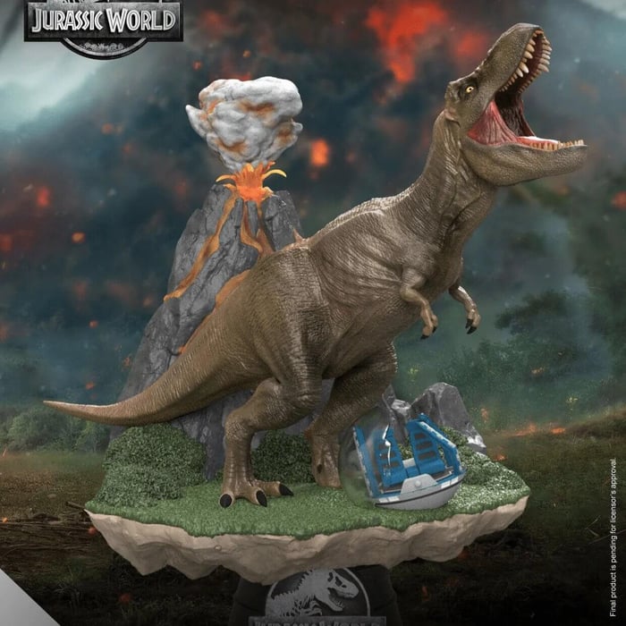 Jurassic world fallen kingdom statue available from Just Geek