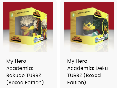 My Hero Academia boxed edition of Bakugo and Deku available from Just Geek