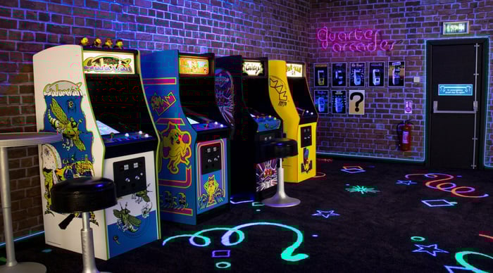 Fully playable quarter arcades from Just Geek