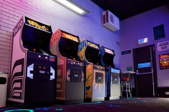 Range of quarter arcades available from Just Geek