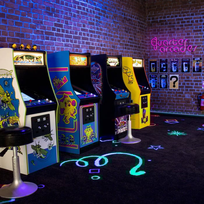 Range of the quarter arcade machines