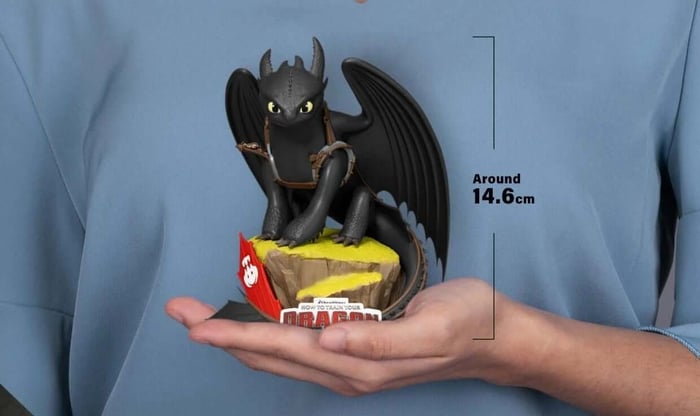 Size of the statues in the how to train your dragon series from just geek