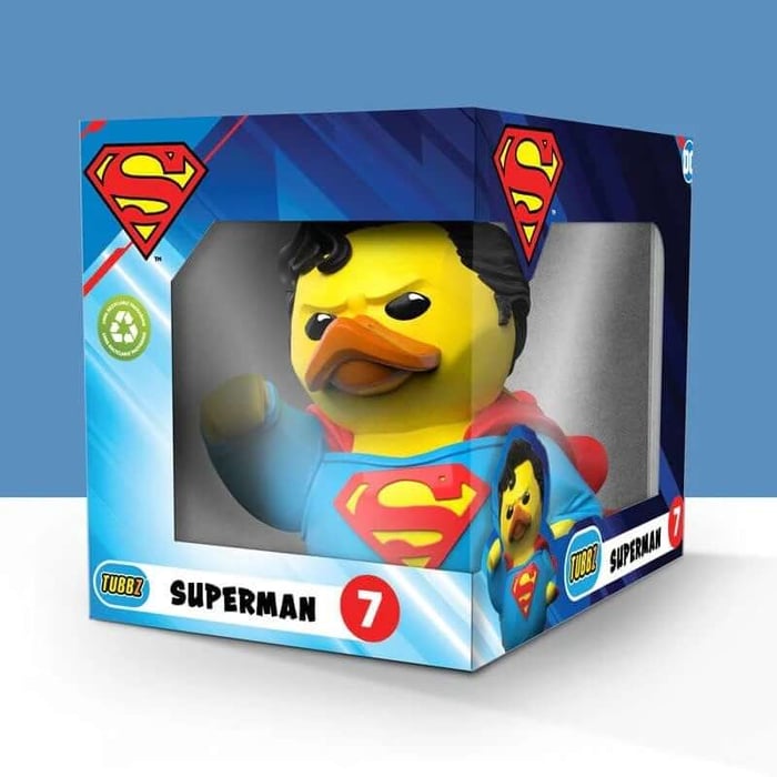 Superman boxed and available from Just Geek