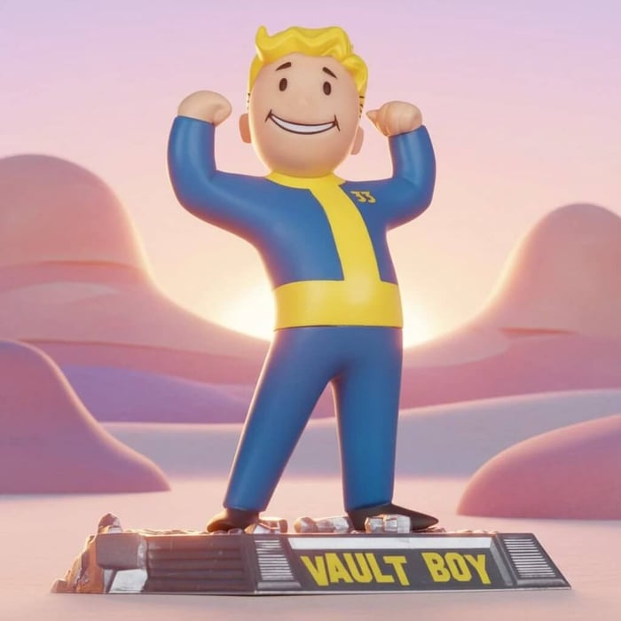 Fallout Vault Boy Figure available from Just Geek