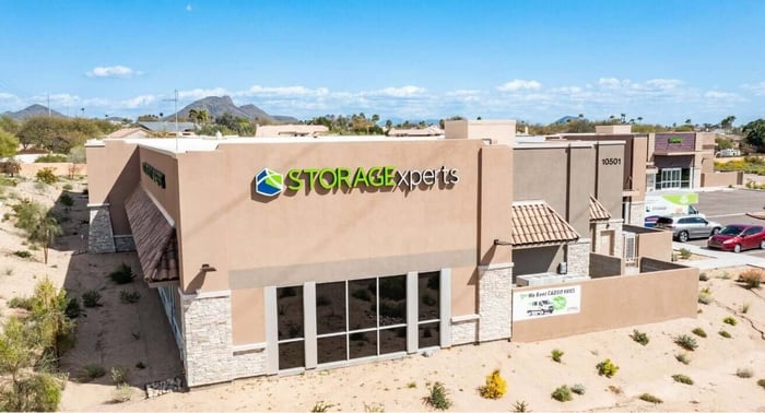 Secure and well-maintained storage units at STORAGExperts in Scottsdale Arizona, showcasing the need for item protection through insurance.