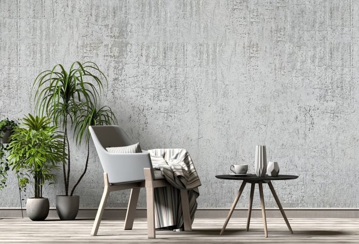 small-space-interior-made-of-concrete-wall