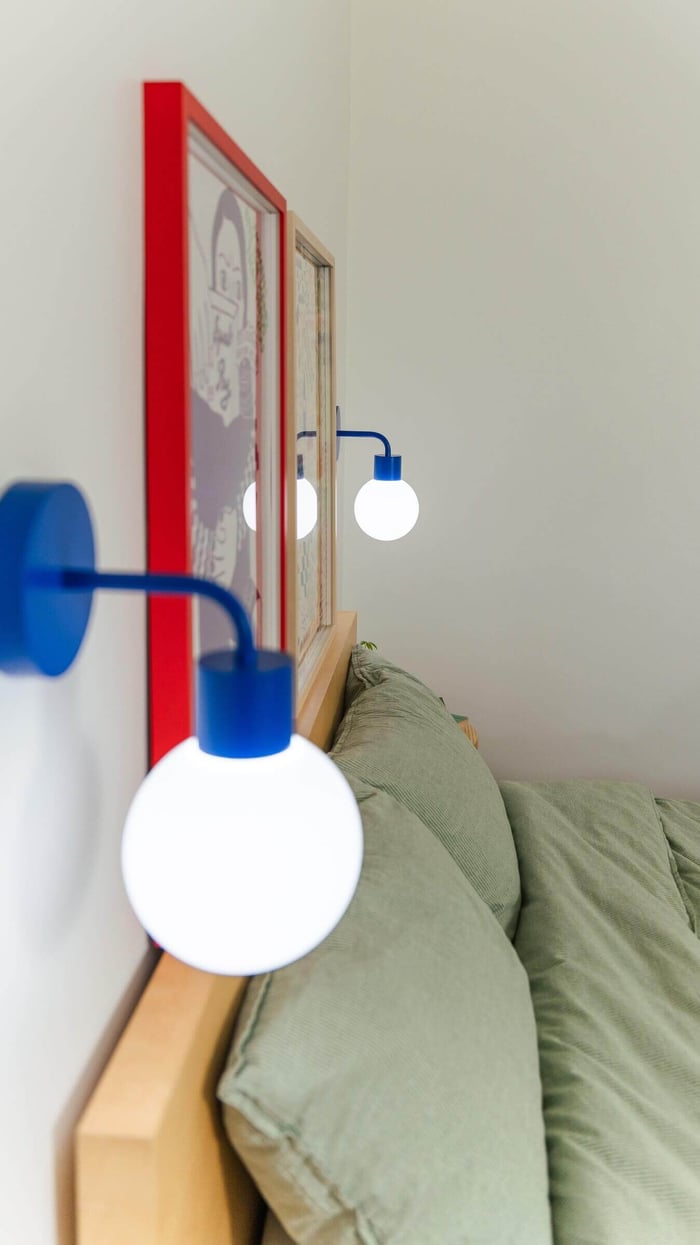 stick-on wall sconces for stylish rental upgrade