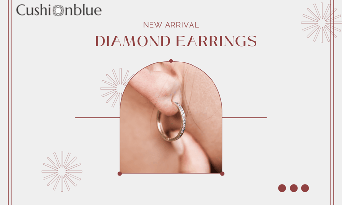 Earring  Dangle ,Double Triangle Diamond 14k Gold