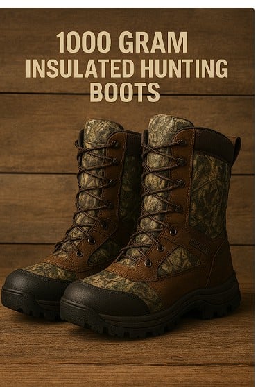 Top 1000 Gram Insulated Hunting Boots for Outdoor Trips