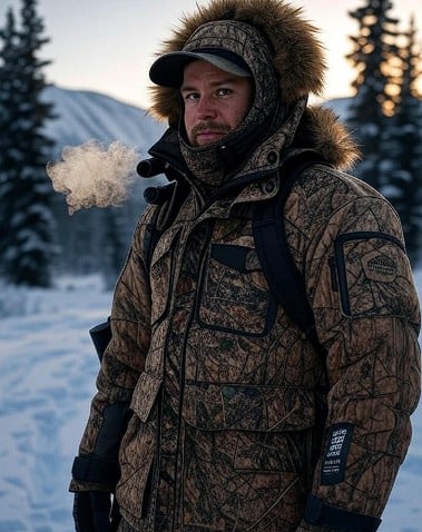 cold weather hunting jacket mens