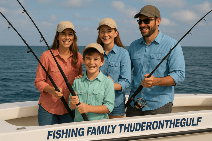 fishing family thunderonthegulf