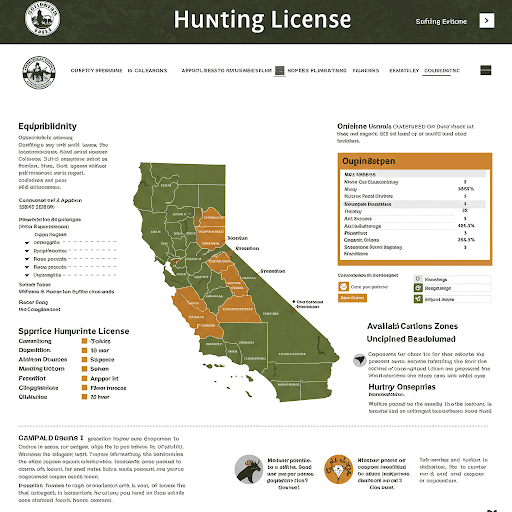 How much is a hunting license in california