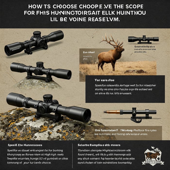 How to choose a rifle scope for elk hunting