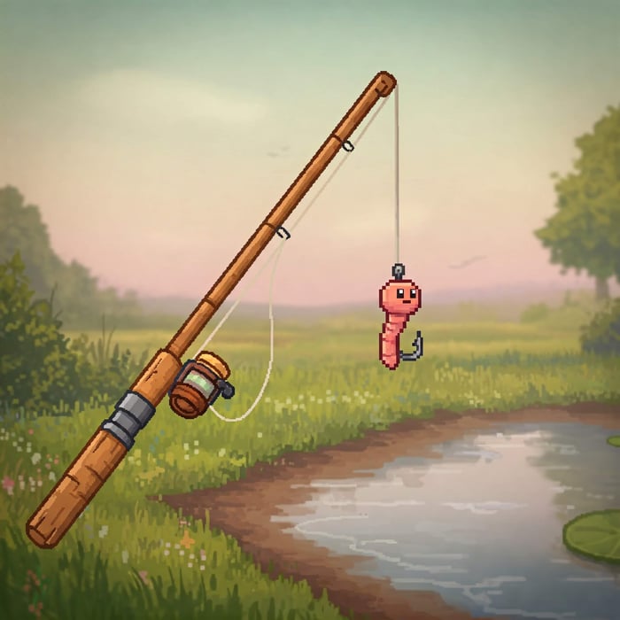 how to put bait on fishing rod stardew valley