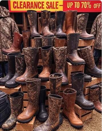 hunting boots clearance