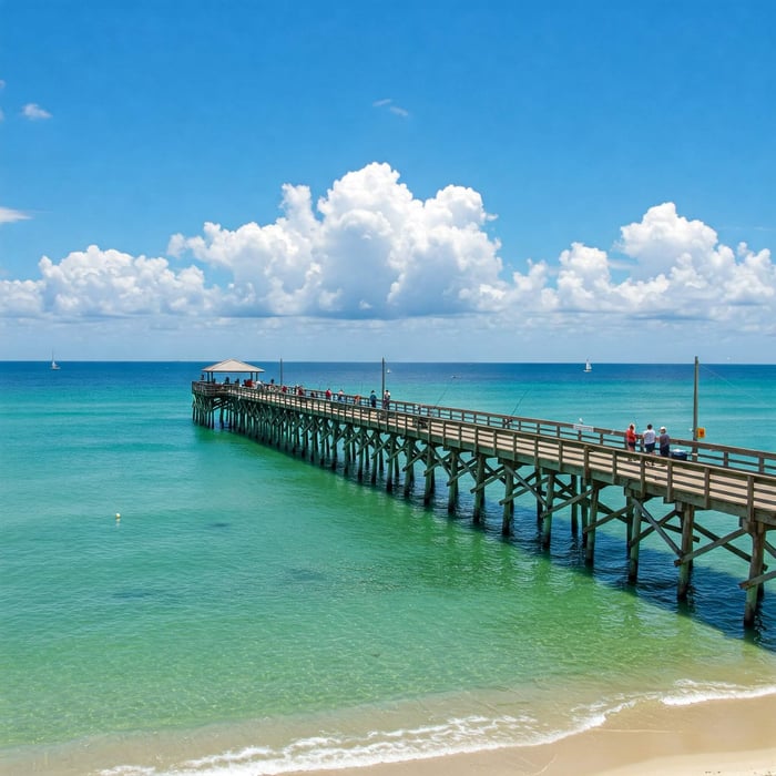 st augustine beach fishing pier