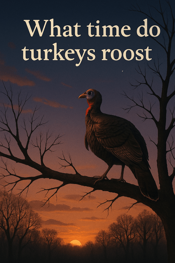What time do turkeys roost : Guide to Hunters