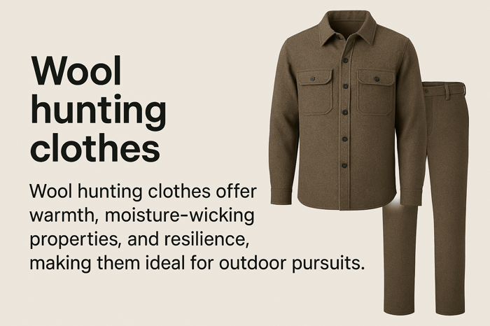 wool hunting clothes