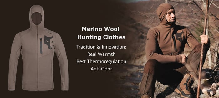 traditional hunting clothes and merino wool hunting gear
