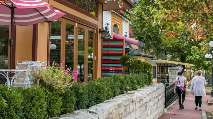 a restaurant near Bloomington, IN