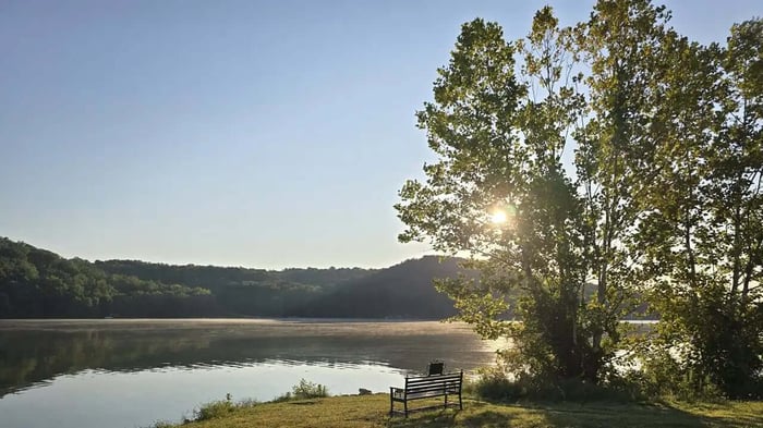 A lake near Bloomington, IN