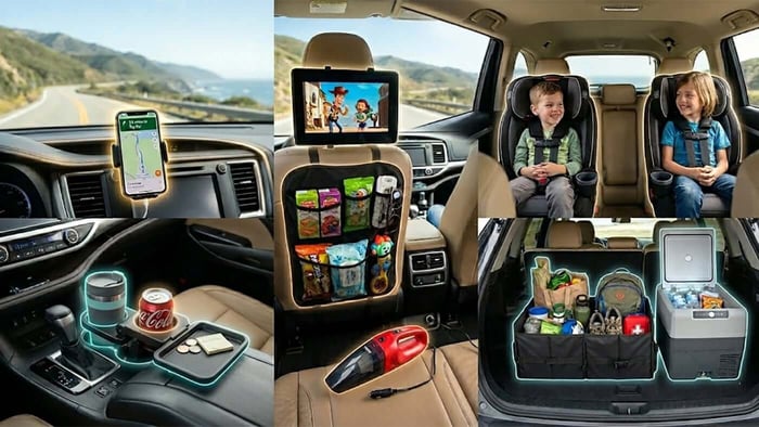 Best car accessories for road trips