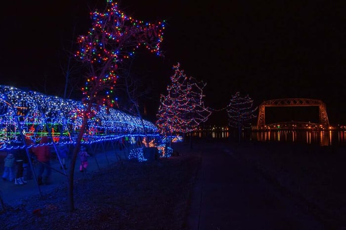 Bentleyville Tour of Lights, a fun holiday lights show and scenic drive in Minnesota.
